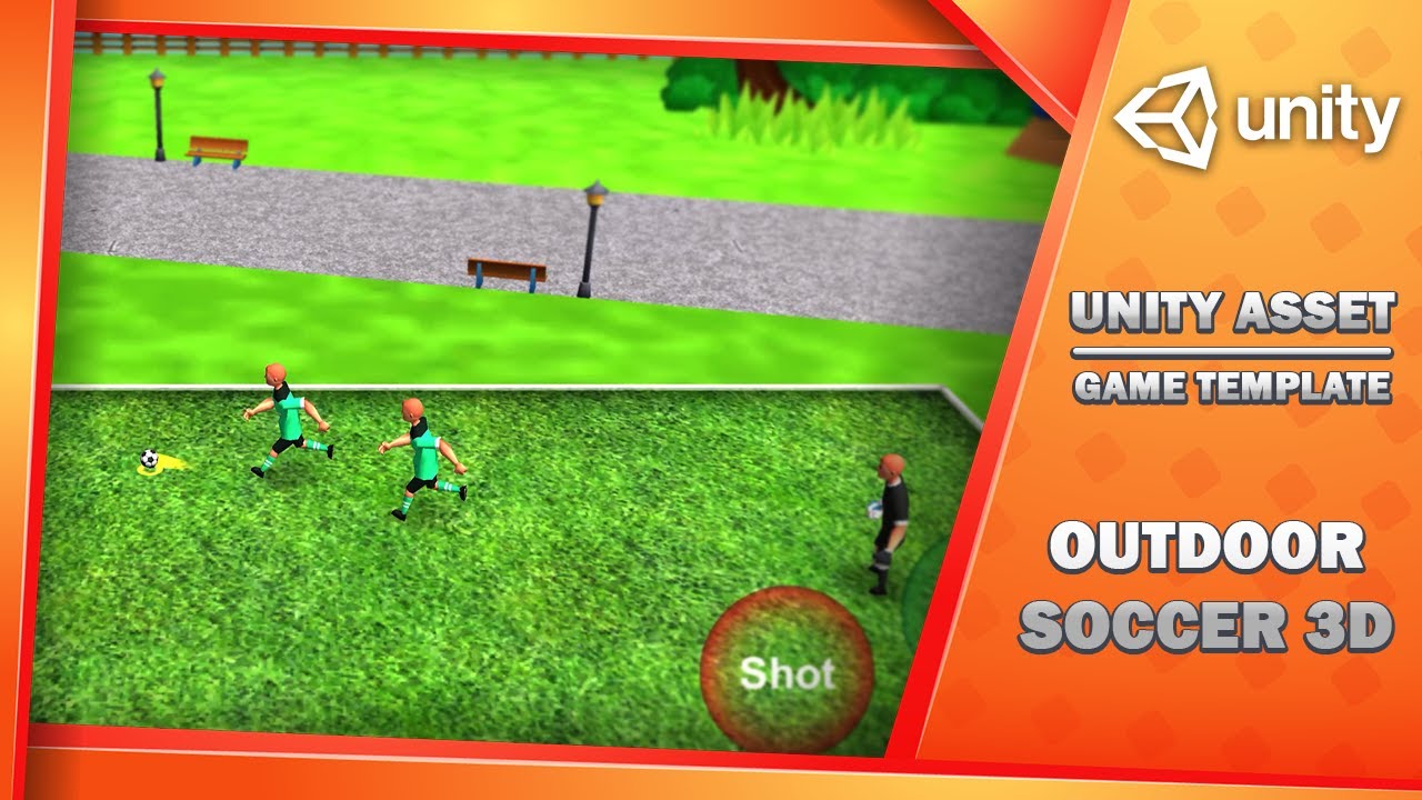 Outdoor Soccer 3D - Game Template, video preview 6