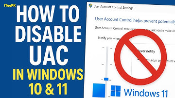 How to Disable UAC in Windows 10 & 11 | Turn Off User Account Control