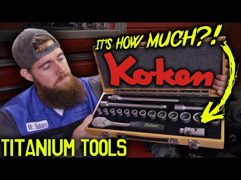 The MOST Expensive Socket Set, You've Never Seen! Ko-ken Titanium TI4261M