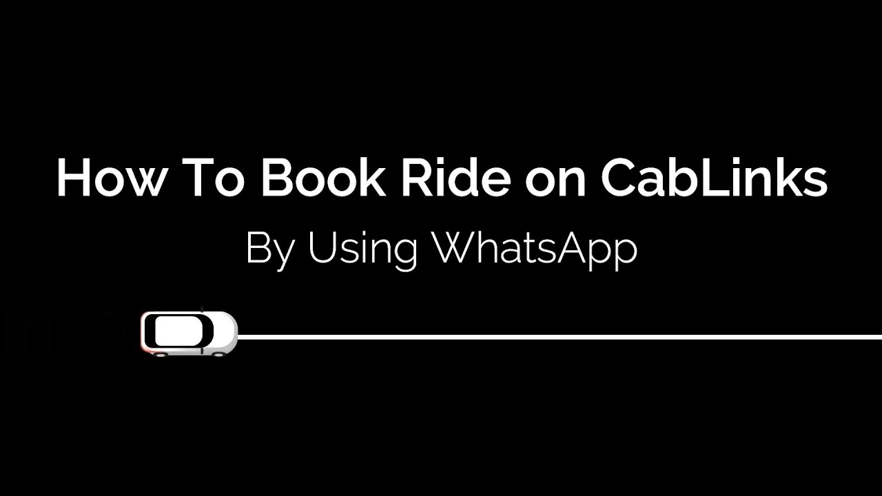 How to Book a Ride Using WhatsApp | Your Cab Connection - Cablinks