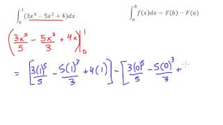 Definite Integral (Calculus) - Worked Example #3