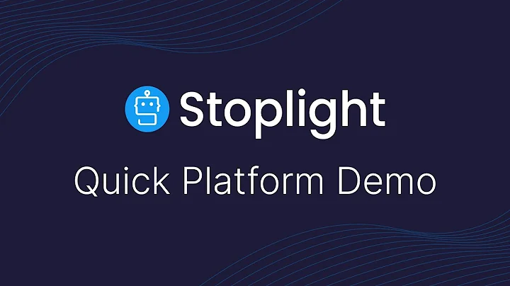 Stoplight Platform Quick Demo Overview