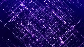 Abstract Purple Digital Particles Background | Futuristic Data Grid Loop | Video Background Footage