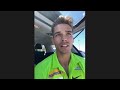 Chris Green (Sydney Thunder),  speaks about to run up to the Knockout stages of the BBL