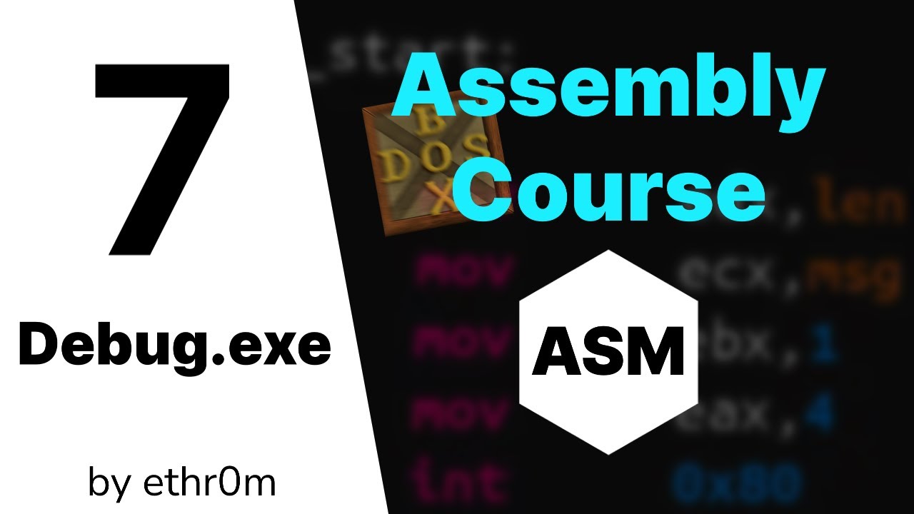 Assembly Course || debug 2 || [Arabic] #007 - YouTube