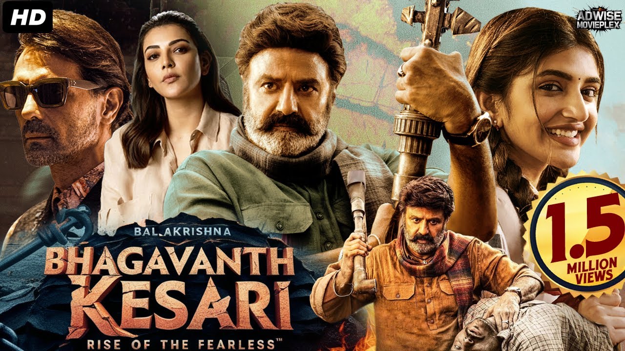 NBK's Action Blockbuster - Bhagavanth Kesari Full Movie In Hindi Dubbed | Kajal Agarwal, Sreeleela