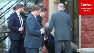 BREAKING NEWS: Mitch McConnell Leaves D.C. Home In Wheelchair En Route To Senate