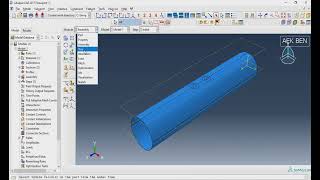 Abaqus failure tutorial #3  Stress Intensity Factor for steel Hollow pipe with Axial Crack