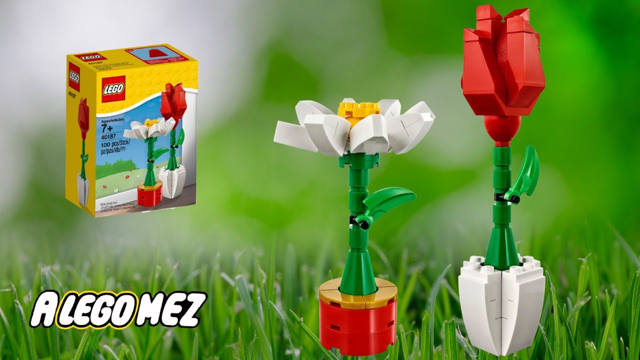 Flores Ramo De Rosas Con Florero Para Armar Lego Compatible