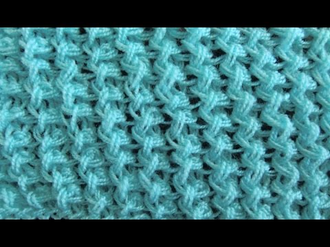 Knit Pattern * EASY LACE FOR BEGINNERS * - YouTube