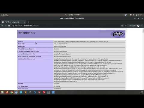 Install PHP dengan Apache di Debian 9