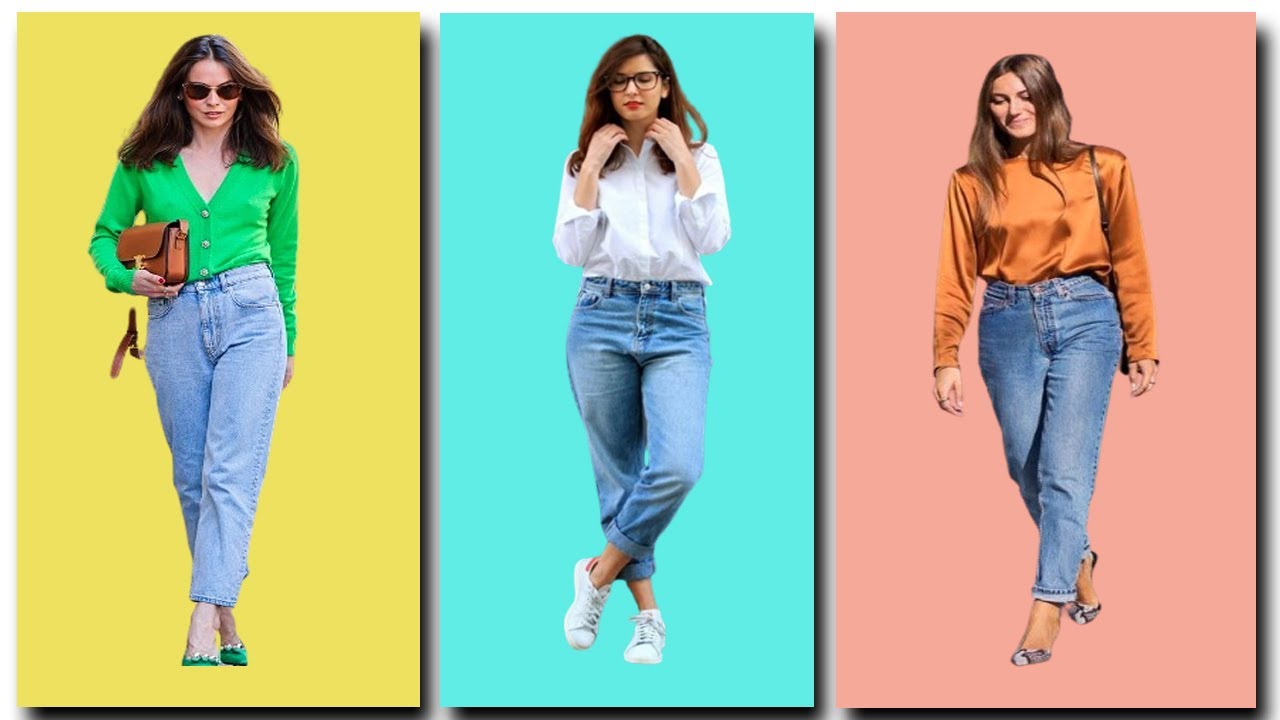 What Shirts To Wear With Mom Jeans? YouTube