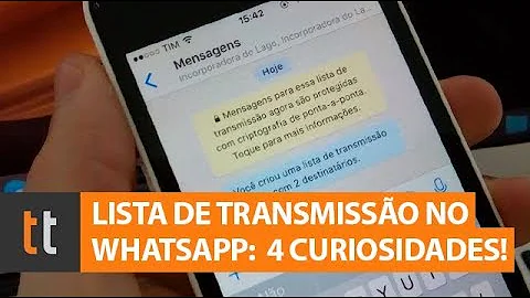 Como apagar mensagem para todos da lista de transmissão no WhatsApp?
