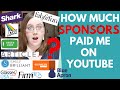 How Much Sponsors Paid Me on YouTube - What YouTubers Make
