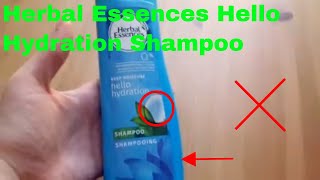 ✓ How Use Herbal Essences Hello Hydration Shampoo Review - YouTube