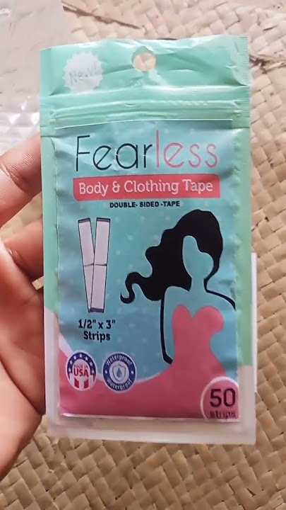 Fearless Tape - Womens Double Sided Tape for Clothing and Body