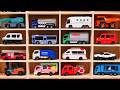 トミカ☆坂道を上ったミニカーを箱に収納しよう！緊急車両や工事車両 Tomica Minicars☆ Emergency & Construction Vehicles Climb & Box