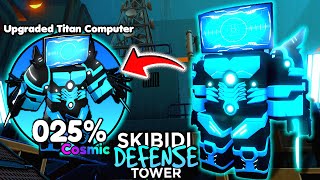 SAIU À NOVA FORMA UPGRADED DO TITAN COMPUTER NO HACKED EVENT *Skibidi Tower Defense Update*