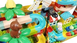 Marble run ASMR ☆ build a marble arena with lego duplo
