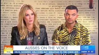 Delta Goodrem and Guy Sebastian on The TODAY Extra - 13th May 2019