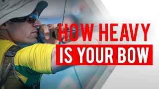 How heavy is a recurve bow?