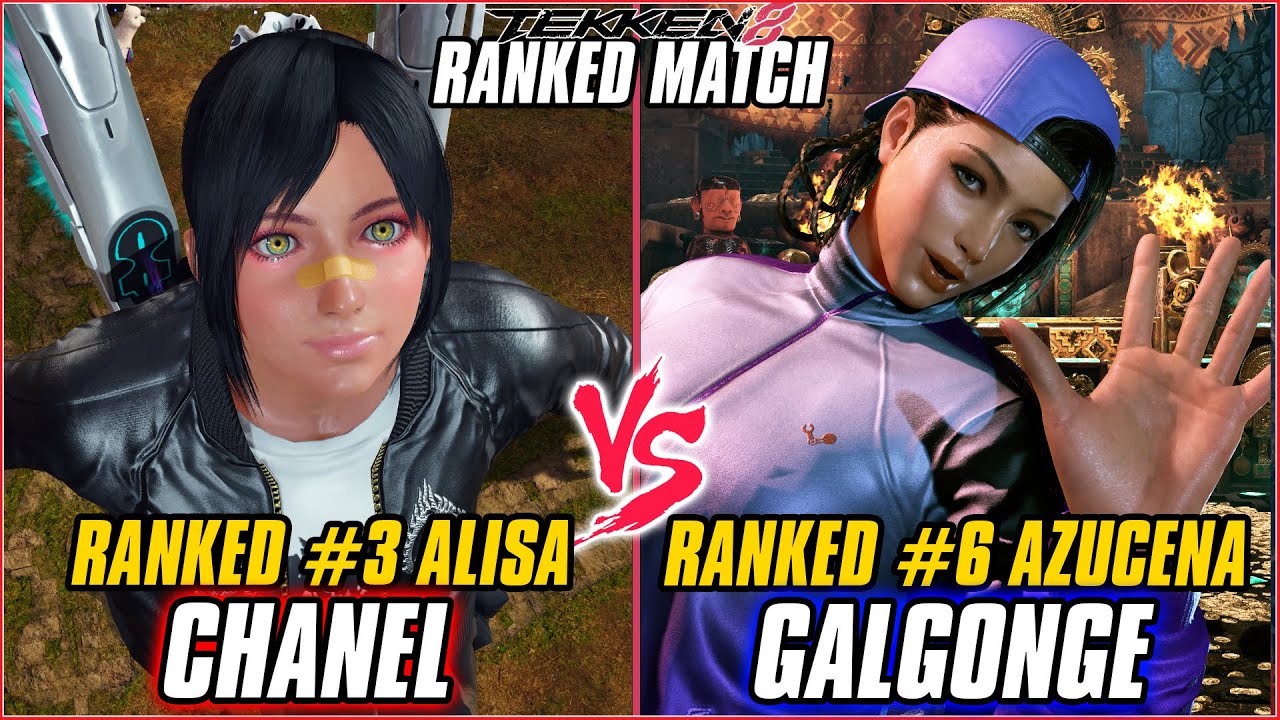 TEKKEN 8 CHANEL (#3 RANKED ALISA) vs GALGONGE (#6 RANKED AZUCENA) T8 ...