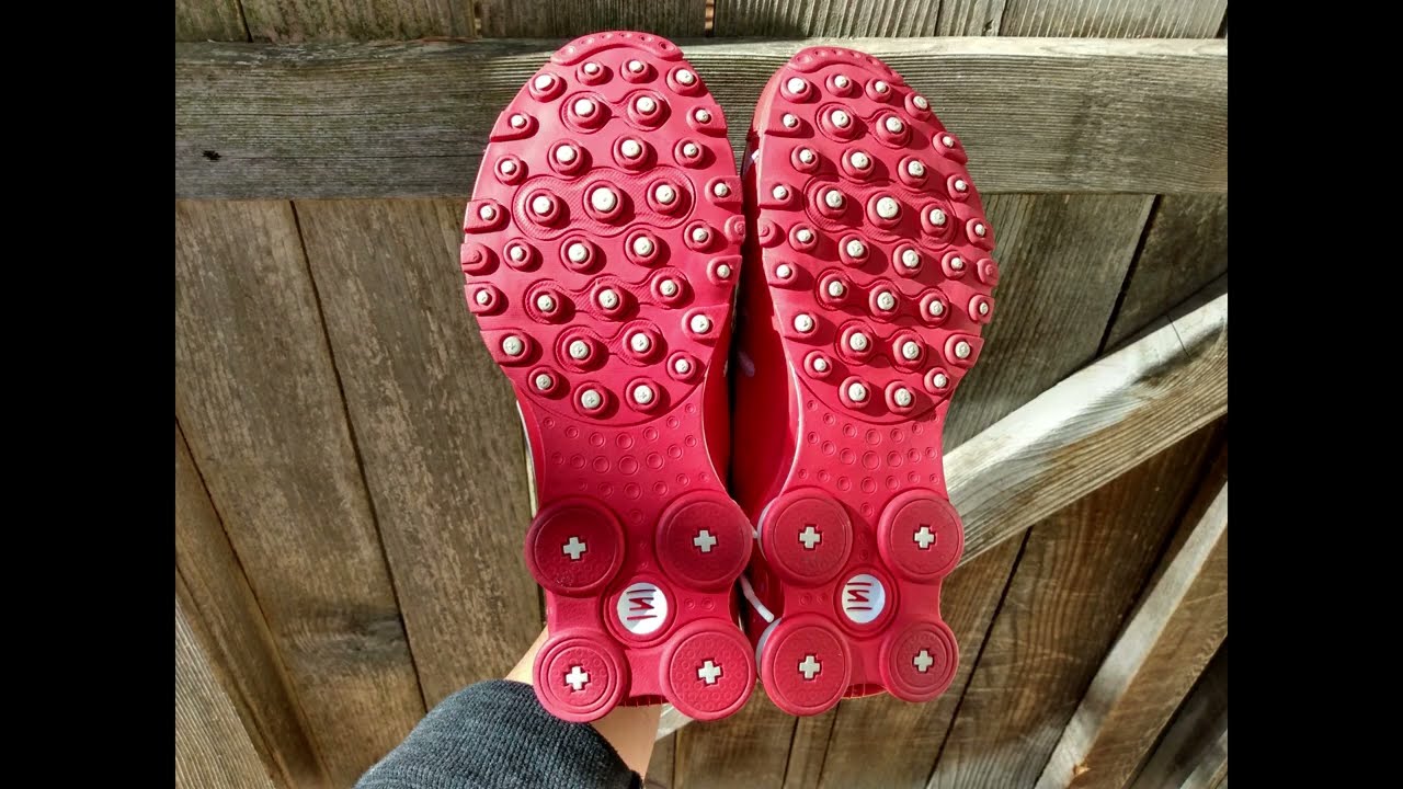 2012 Nike Shox Women Size 10 White/Red Patent SOLD 03-28-2022