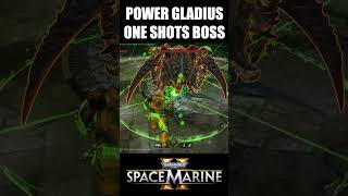 You Can INSTANT KILL Bosses With This Heroic Weapon Now #spacemarine2 #warhammer40k #gaming screenshot 3