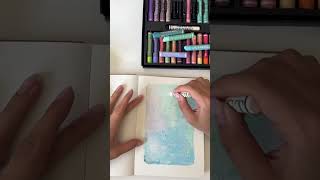 Monet art study #oilpasteldrawing #artstudy #practiceart #monetwaterlillies #monet