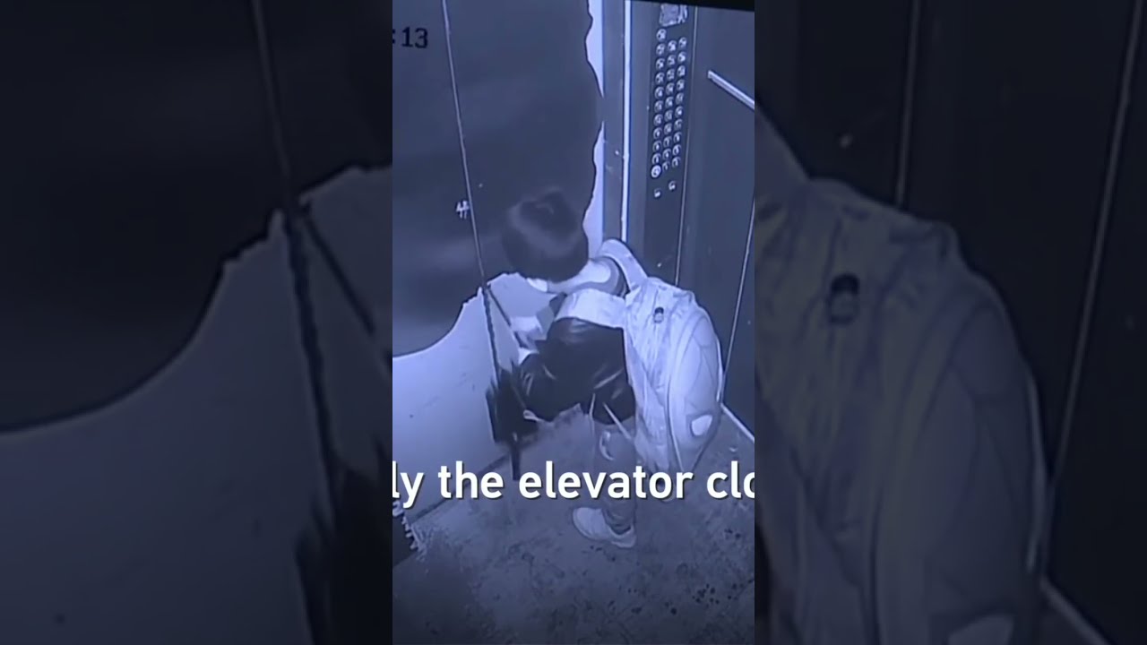 Boy Used Umbrella To Prevent Elevator Door From Closing Causes Free Fall