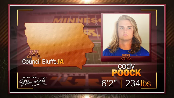 Cody Poock Highlights: 2014 Gopher Football Signin...