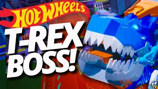 Hot Wheels Let's Race - Ultimate T-Rex Boss Gameplay