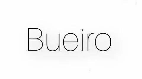 Qual é o substantivo de bueiro?