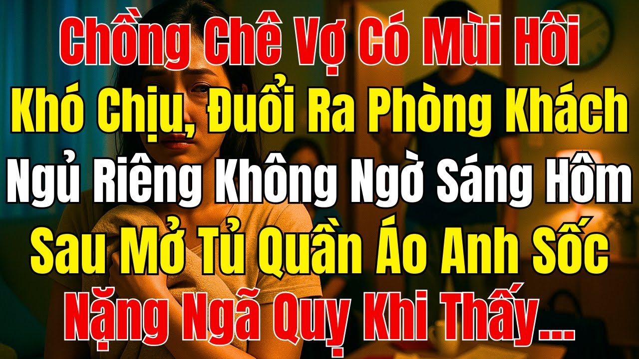 Câu Chuyện Gia Đình: Chồng Chê Vợ Có Mùi Hôi, Đuổi Ngủ Riêng – Sáng Hôm Sau Mở Tủ Khiến Anh Sững Sờ