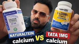 TATA 1MG Calcium vs Naturaltein Calcium | Honest Review | Which Is Better? #tata1mg #naturaltein