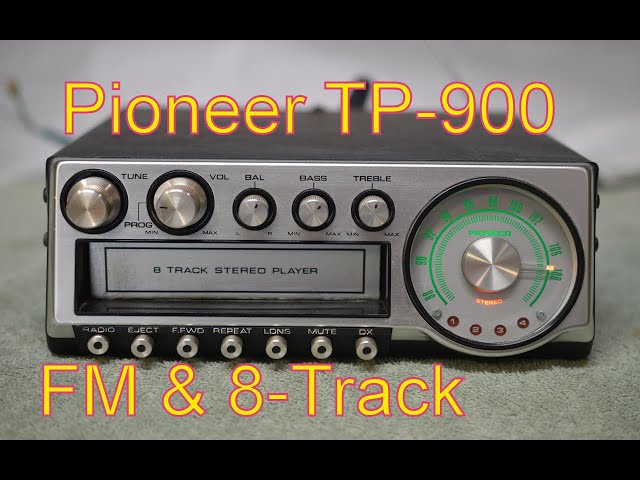 Old Pioneer TP-900 FM Radio Supertuner & 8-Track Tape Player