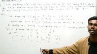 Transformation Matrix | Class 10 | Single Transformation Mapping and Finding 2x2 Matrix | OPT Maths