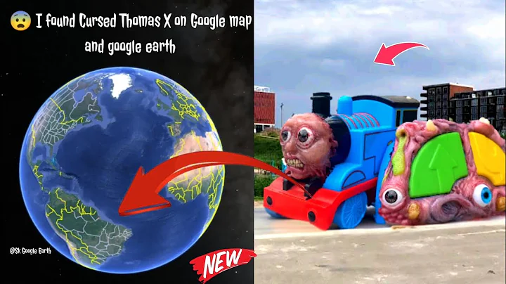 😨 i found real Cursed Thomas X train on Google map and google earth #skgoogleearth #viralvideo #map