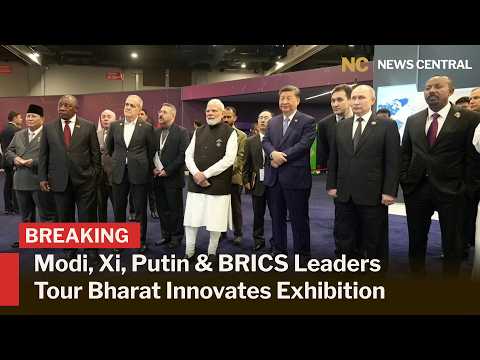 Modi, Xi, Putin & BRICS Leaders Tour Bharat Innovates Exhibition in New Delhi | News Central | AC1F