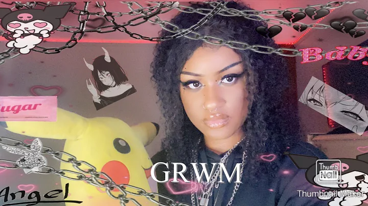 GRWM.. Alternative Goth Makeup Look