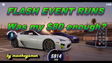 CSR 2 | CSR Racing 2, LFA Flash Event on $80 of parts!