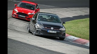 Focus ST vs Golf GTI Nurburgring 8:11 BTG