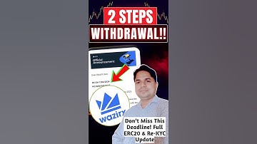 WazirX Withdrawal ALERT ⚠️ Don’t Miss This Deadline! Full ERC20 & Re-KYC Update