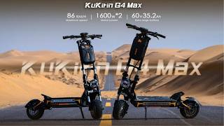KuKirin G4 Max Electric Scooter | 3200W Dual Motor Power, 86KM/H Speed &amp; 95KM Range