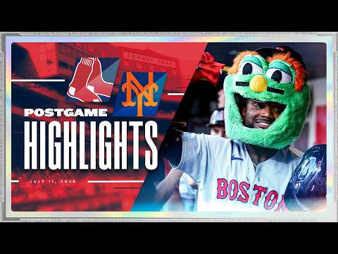 RED SOX HIGHLIGHTS: Red Sox vs. Mets - Andruw Monasterio Hits 2-Run Homer, Red Sox Offense Stays Hot