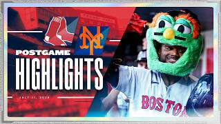 RED SOX HIGHLIGHTS: Red Sox vs. Mets - Andruw Monasterio Hits 2-Run Homer, Red Sox Offense Stays Hot