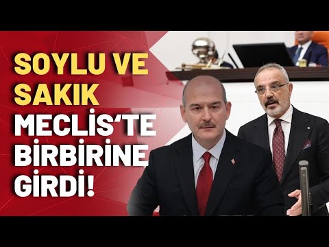 Sırrı Sakık'tan Süleyman Soylu'ya Meclis'te birbirine girdi!