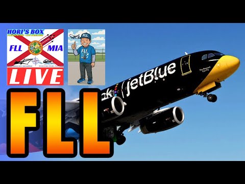 馃敶 LIVE | FLL Plane Spotting | Fort Lauderdale-Hollywood International Airport | August 31, 2025