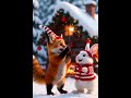The little fox Echo: Playing with sparklers with the bunny #cartoon #animals  #animation #fun #cute