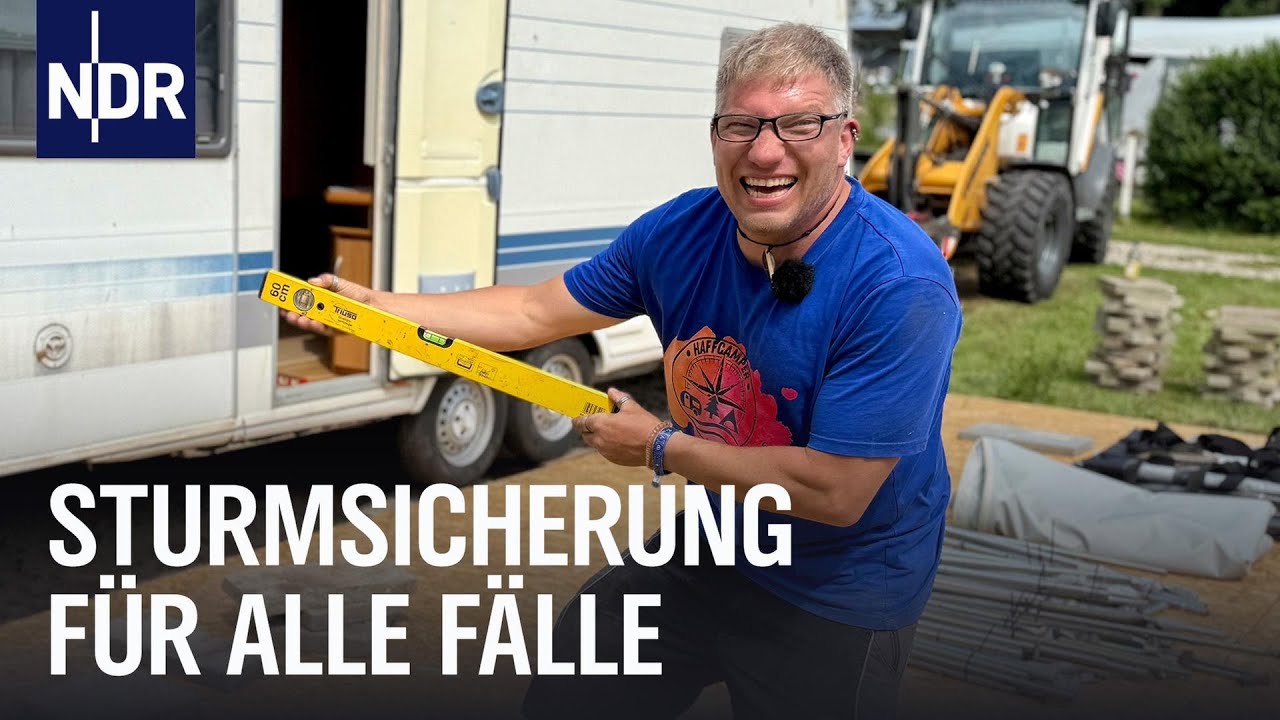 Camping an der windigen Ostsee: Härtetest für Zelt, Markise und Co. | NDR Doku